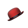 Red Bowler hat